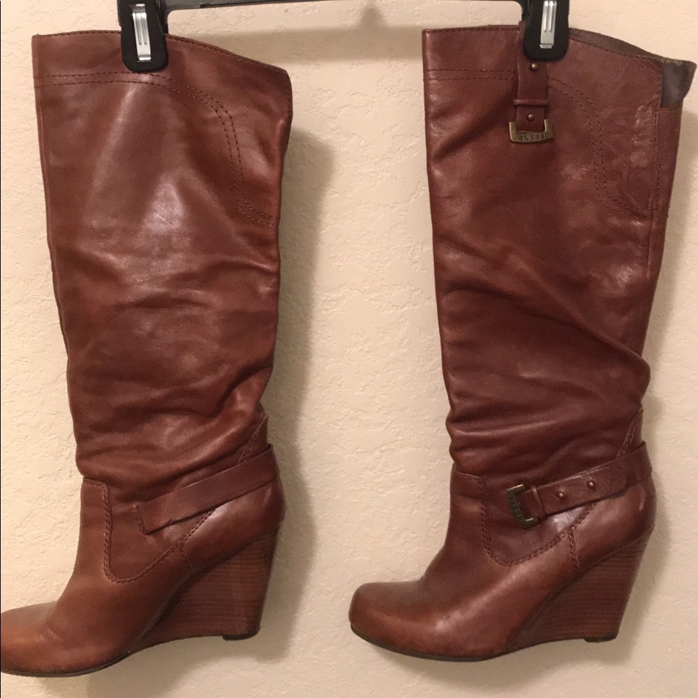 Guess wedge boots